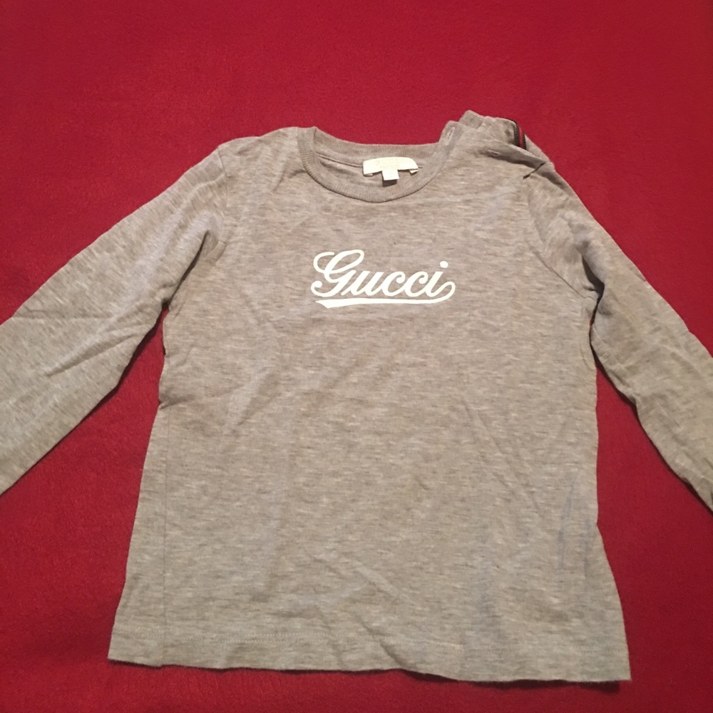 Authentic Gucci baby boy long sleeve tee